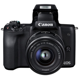 Системный фотоаппарат Canon EOS M50 EF-M15-45 IS STM Kit Black в аренду